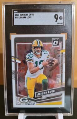 2023 Donruss Optic Jordan Love SGC 9